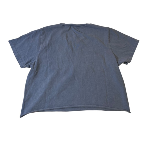 brandy melville blue hawaii top vintage beachy y2k coconutgirl tropical vacation - Picture 2 of 7